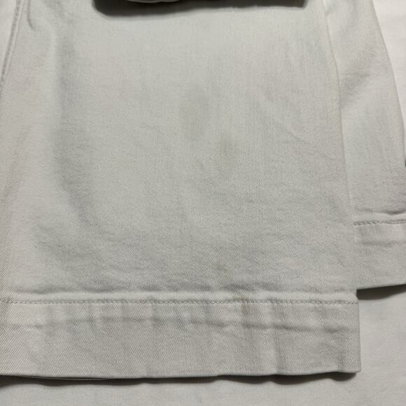 Maeve Pants Womens 30 The Colette Wide Leg High Rise Stretch White Anthropologie - Picture 7 of 7